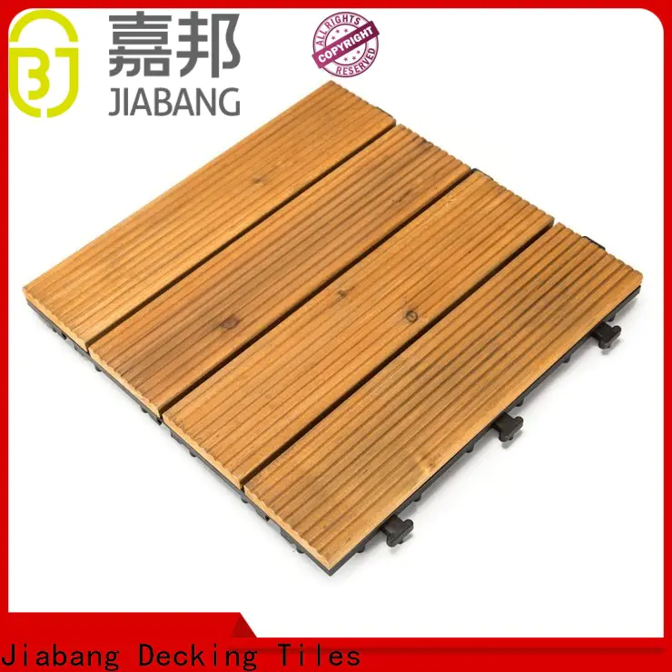 JIABANG refinishing square wooden decking tiles flooring wood for balcony