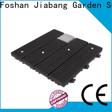 JIABANG wpc snap together deck tiles decorative home