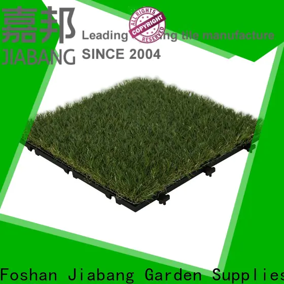 JIABANG professional deck tiles on grass artificial grass garden decoration