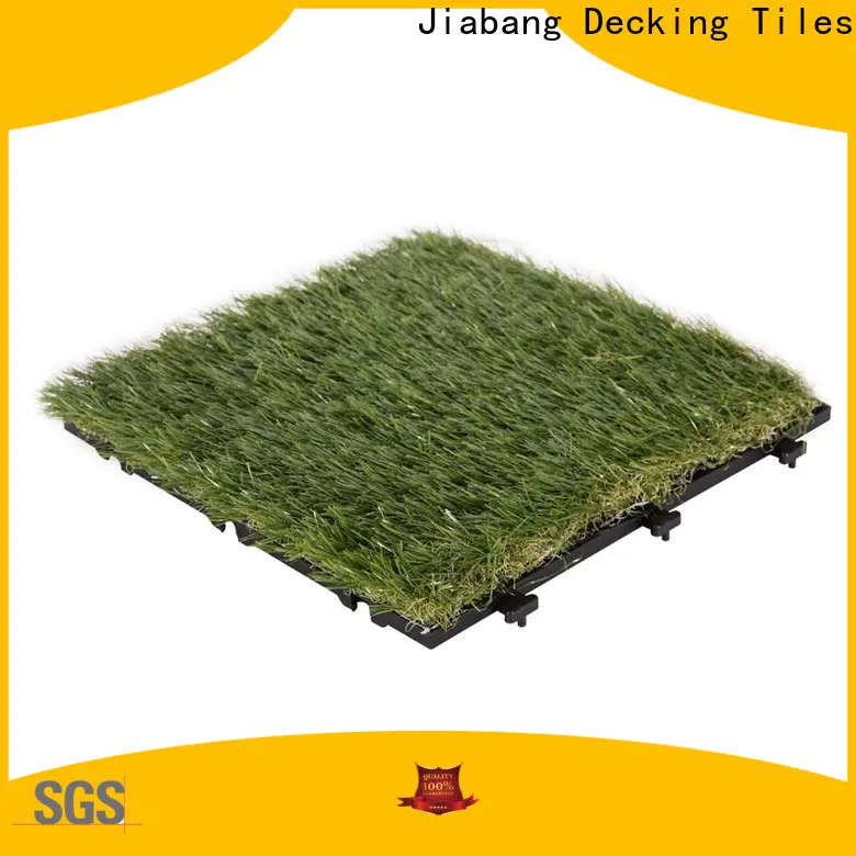JIABANG permeable fake grass squares easy installation for garden