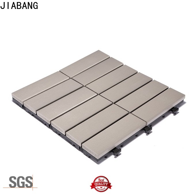 JIABANG pvc plastic interlocking deck tiles popular garden path