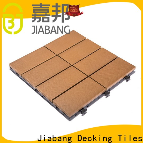 high-end plastic decking tiles pvc popular garden path