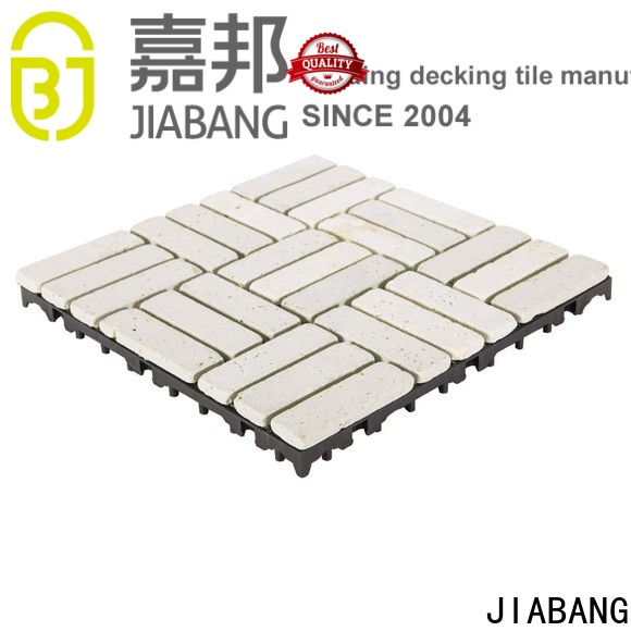 JIABANG diy gray travertine tile at discount for garden decoration