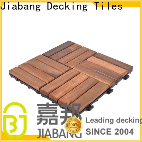 JIABANG outdoor acacia wood deck tile for decoration