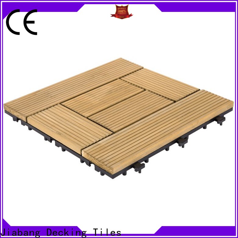 interlocking garden wooden decking tiles diy wood flooring for balcony