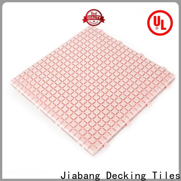 JIABANG decorative plastic patio flooring tile high-quality