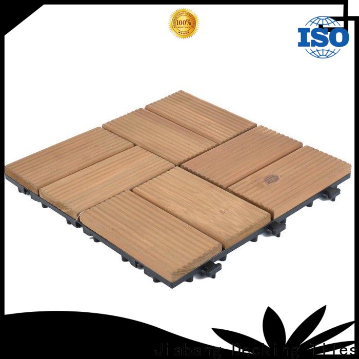 JIABANG durable wooden floor decking rooftops for wholesale
