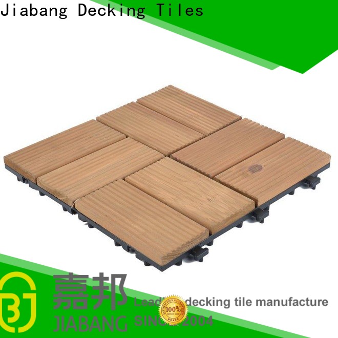 JIABANG outdoor garden wooden decking floor chic design for balcony