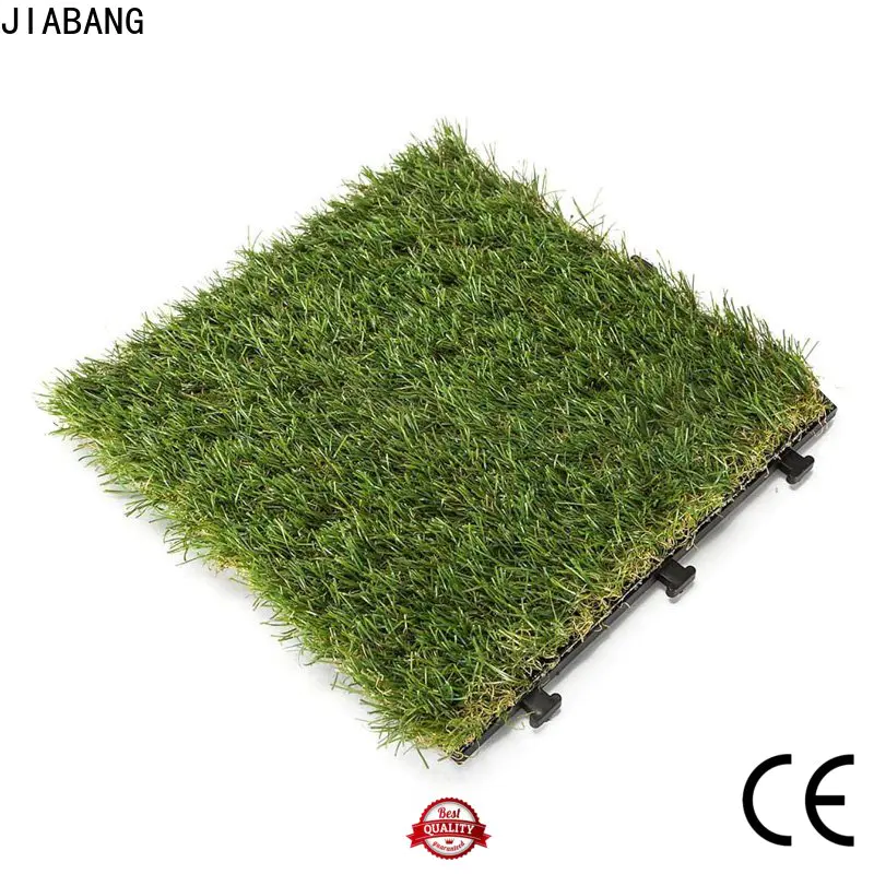 JIABANG outdoor wood tiles on grass easy installation for customization