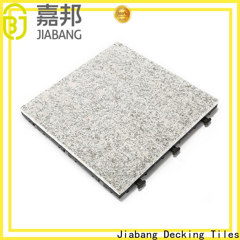 JIABANG latest interlocking granite deck tiles from top manufacturer for sale