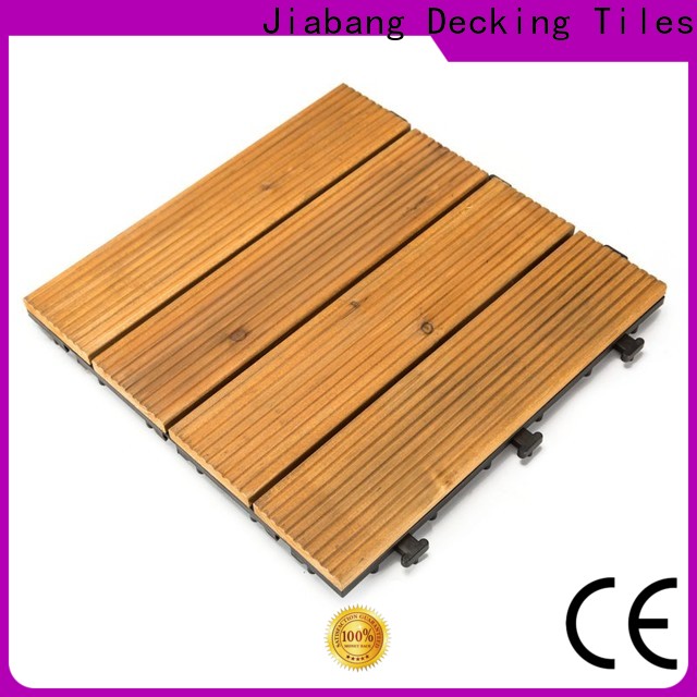 interlocking garden wooden decking tiles diy wood flooring for balcony