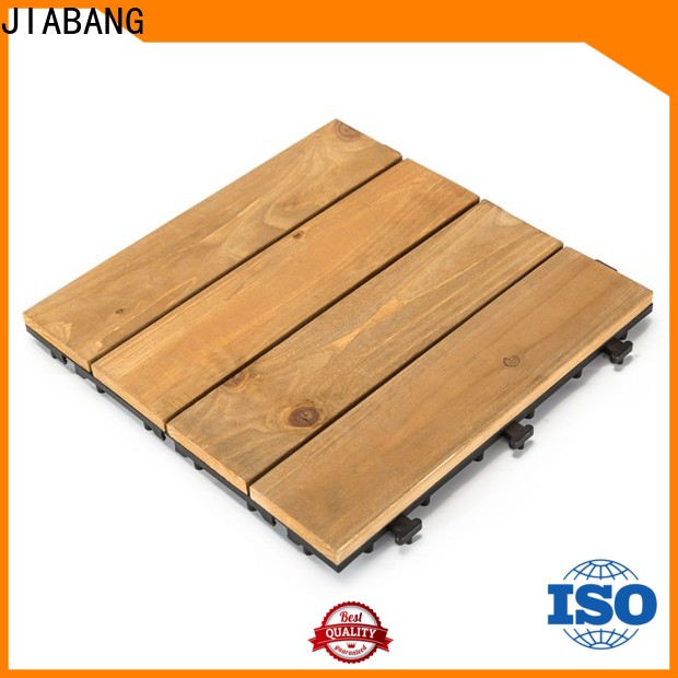 JIABANG diy wood wood floor decking tiles wood deck for balcony