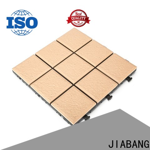 JIABANG porcelain interlocking deck tiles cheap price for patio decoration