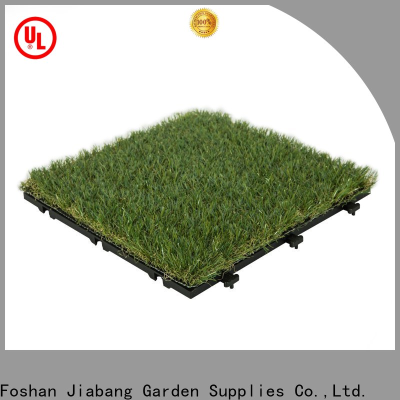 JIABANG high-quality floor tiles manufacturing process artificial grass garden decoration