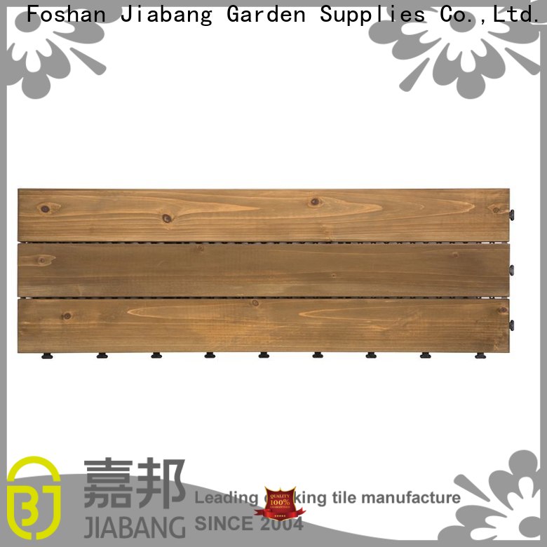 JIABANG refinishing modular wood deck tiles chic design for garden