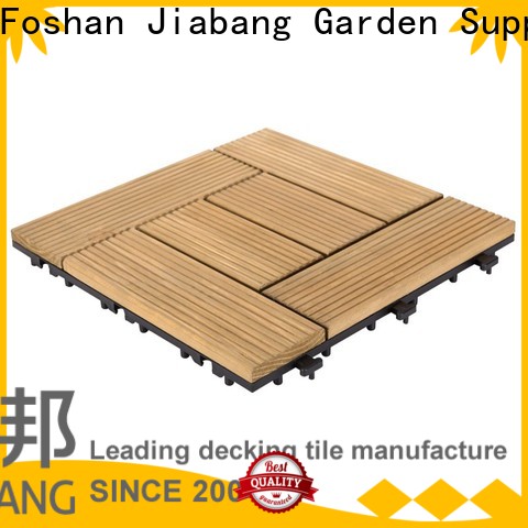 interlocking modular wood decking natural flooring wood for garden