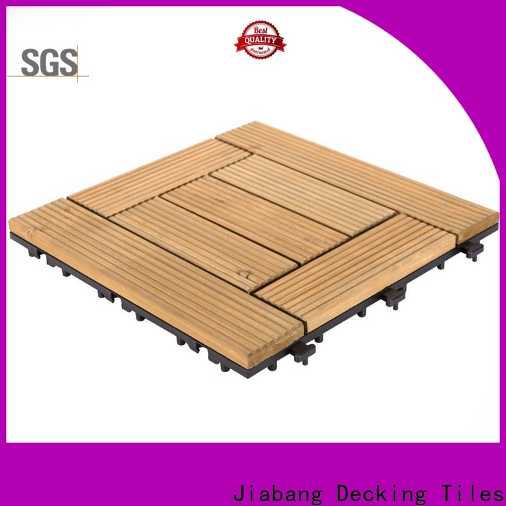 JIABANG natural wood deck panels flooring for garden