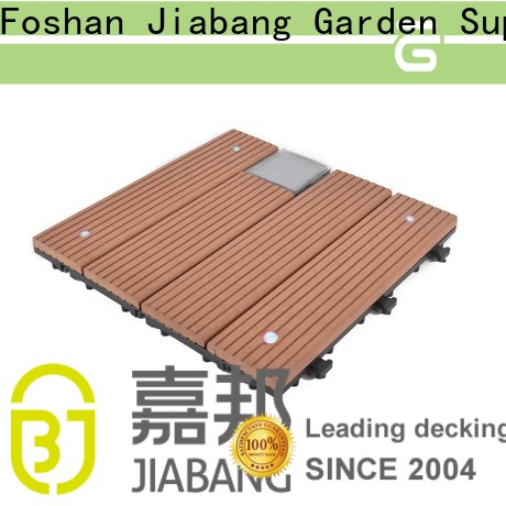 JIABANG durable snap together deck tiles protective home