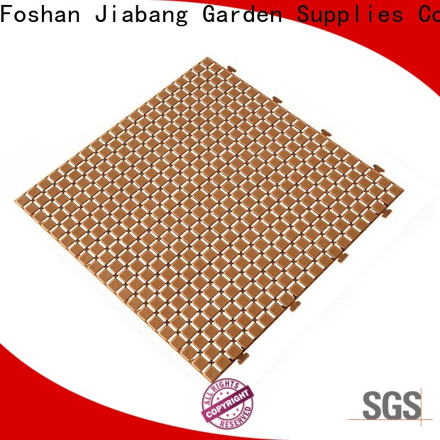 JIABANG anti-sliding plastic interlocking patio tiles high-quality for customization