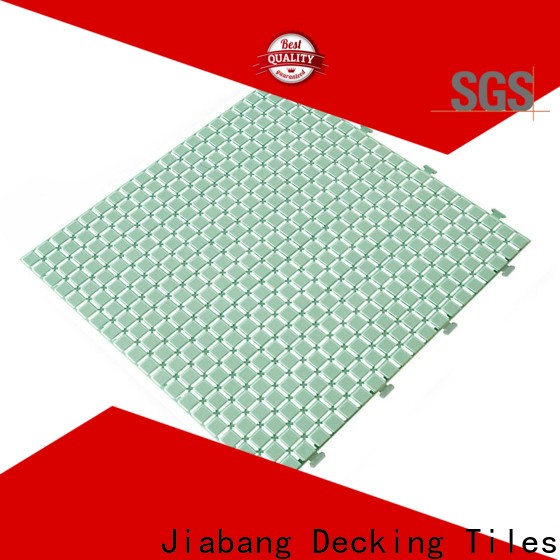 JIABANG bathroom floor plastic interlocking outdoor tiles non-slip for customization