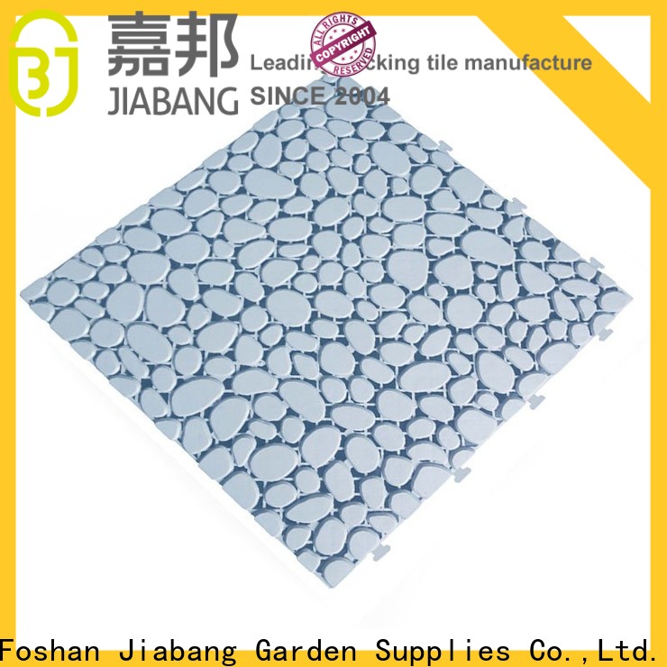 JIABANG plastic mat plastic patio flooring tile for wholesale