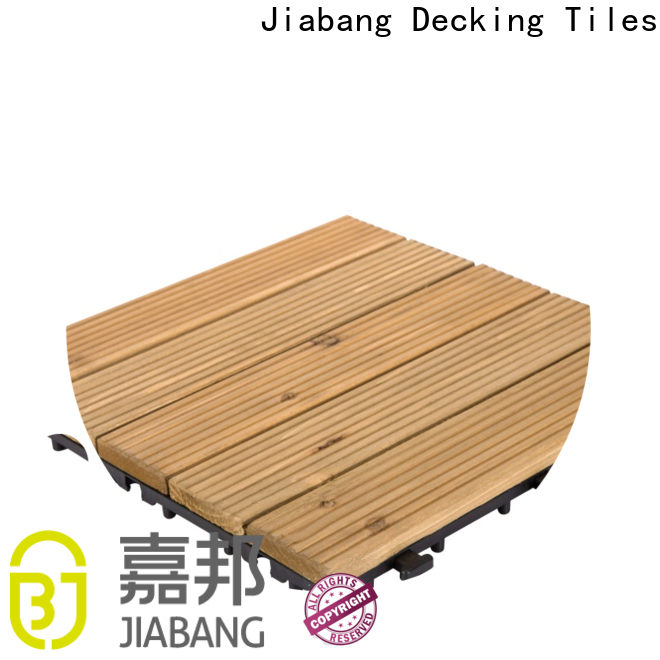 JIABANG adjustable hardwood deck tiles chic design for balcony