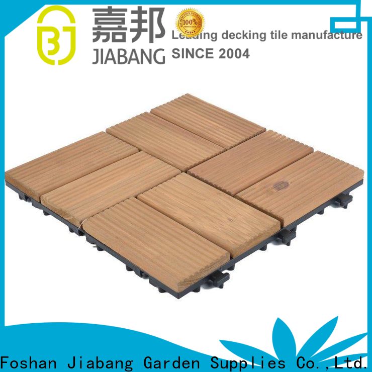 JIABANG wooden floor decking garden for wholesale