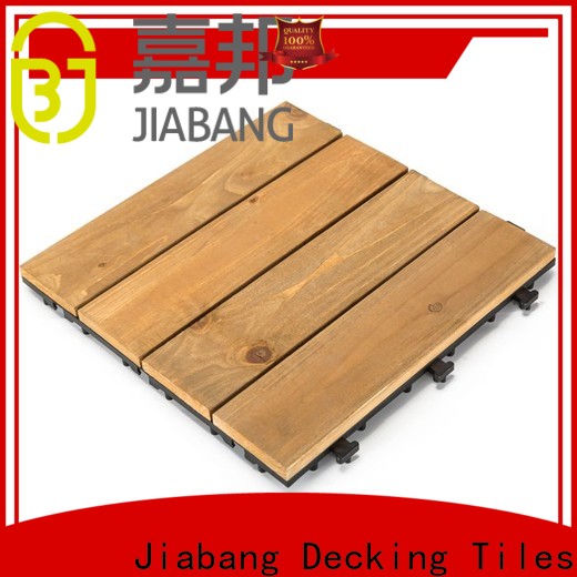 JIABANG interlocking garden wooden decking floor long size for garden