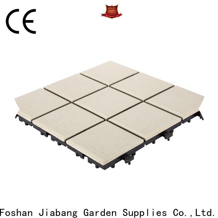 JIABANG porch rubber tiles manufacturing process best manufacturer for patio