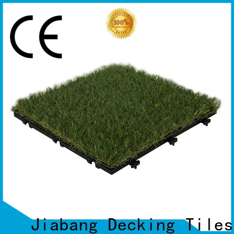 JIABANG high-quality fake grass tiles garden decoration