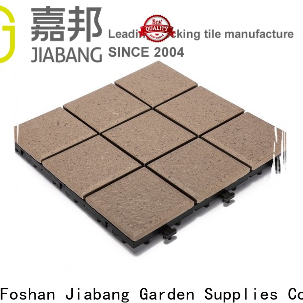 JIABANG ODM porcelain interlocking deck tiles free delivery gazebo construction