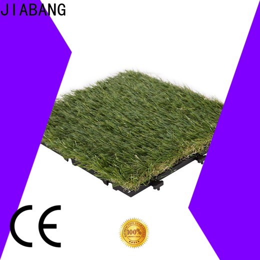 JIABANG permeable artificial grass carpet tiles easy installation for wholesale