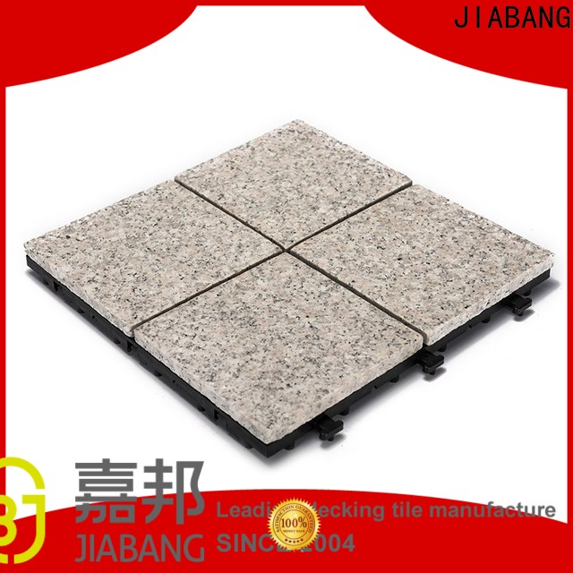 JIABANG highly-rated interlocking granite deck tiles at discount for wholesale