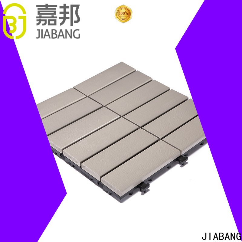 JIABANG hot-sale pvc deck tiles anti-siding gazebo decoration