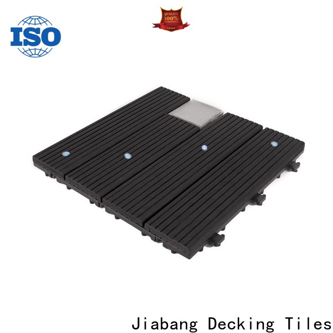 JIABANG wpc solar light tiles decorative home