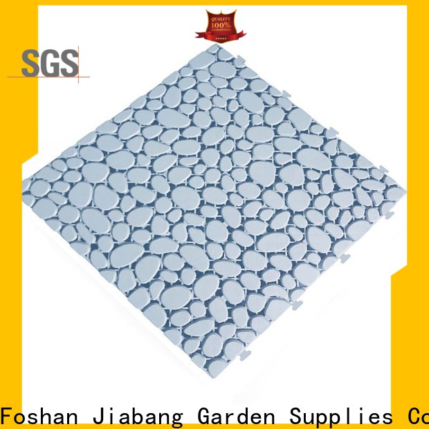 protective plastic snap together patio tiles bathroom floor non-slip for customization