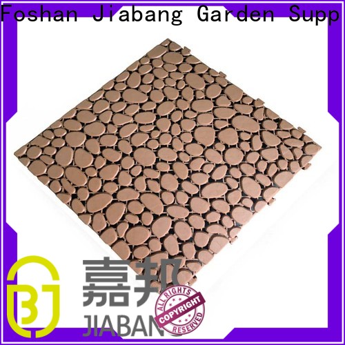 JIABANG interlocking plastic garden tiles non-slip for customization