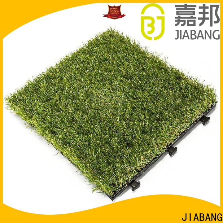 professional artificial grass decking tiles hot-sale at discount garden decoration