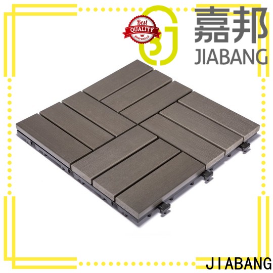 JIABANG plastic interlocking deck tiles popular gazebo decoration