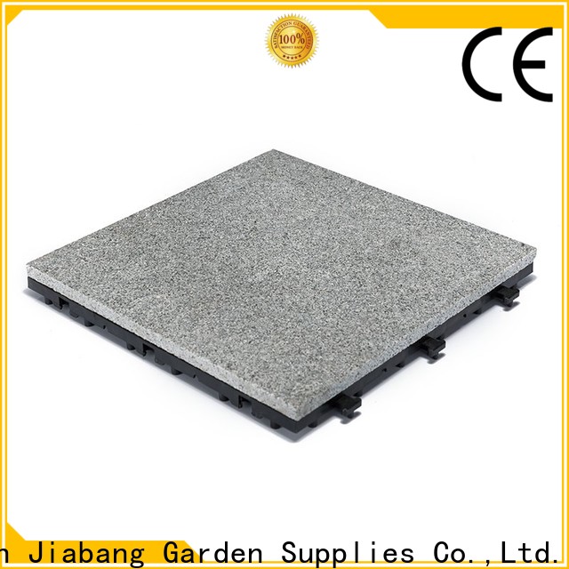 JIABANG durable interlocking granite deck tiles factory price for porch construction