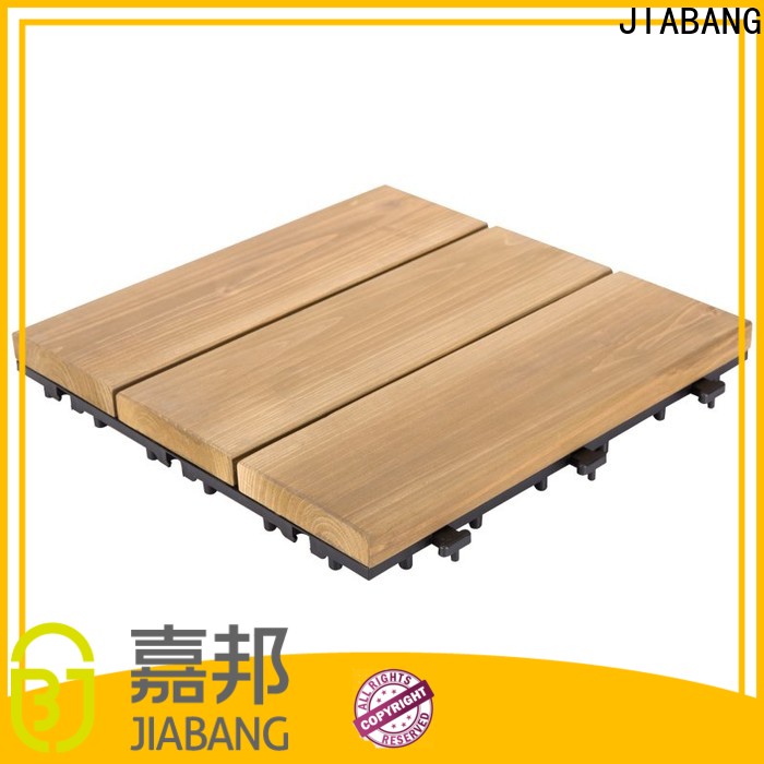 interlocking modular wood decking natural wood deck for garden