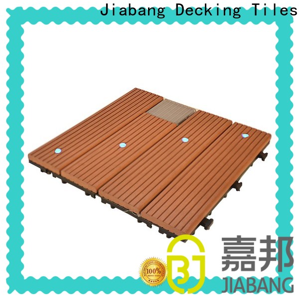 JIABANG led snap together deck tiles protective garden lamp