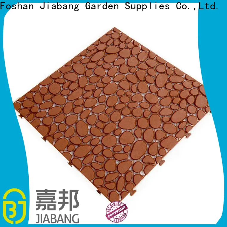 JIABANG anti-sliding outdoor plastic patio tiles non-slip for wholesale