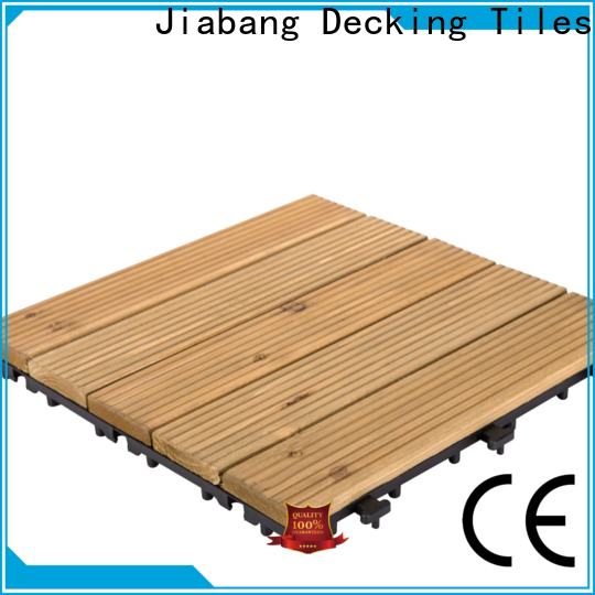 JIABANG adjustable garden wooden decking floor flooring for balcony