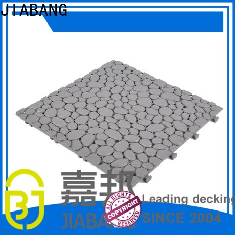 JIABANG plastic mat wood plastic composite tiles top-selling for customization