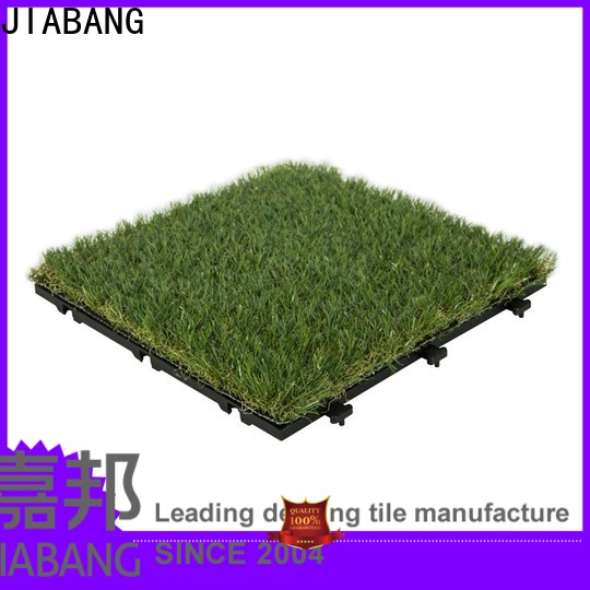 JIABANG wholesale green grass carpet tiles at discount garden decoration