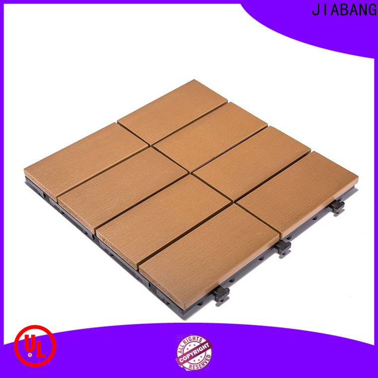 JIABANG hot-sale plastic patio flooring tile high-quality gazebo decoration