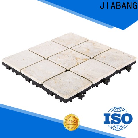 JIABANG interlocking french pattern travertine pool deck at discount for playground