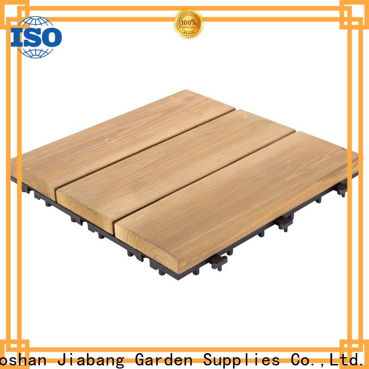 JIABANG interlocking modular wood decking chic design for balcony