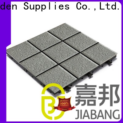JIABANG OBM porcelain interlocking deck tiles custom size for patio decoration
